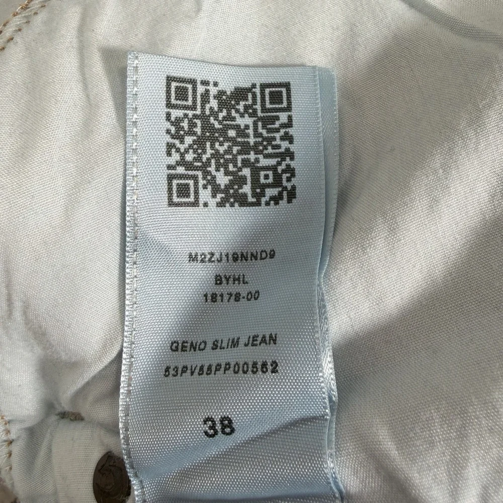 True Religion Jeans Mens 38x34 Geno Relaxed Slim Medium Wash